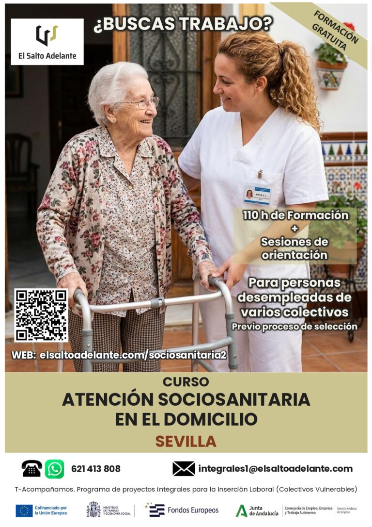 Cartel Atención sociosanitaria Sevilla-Colectivos