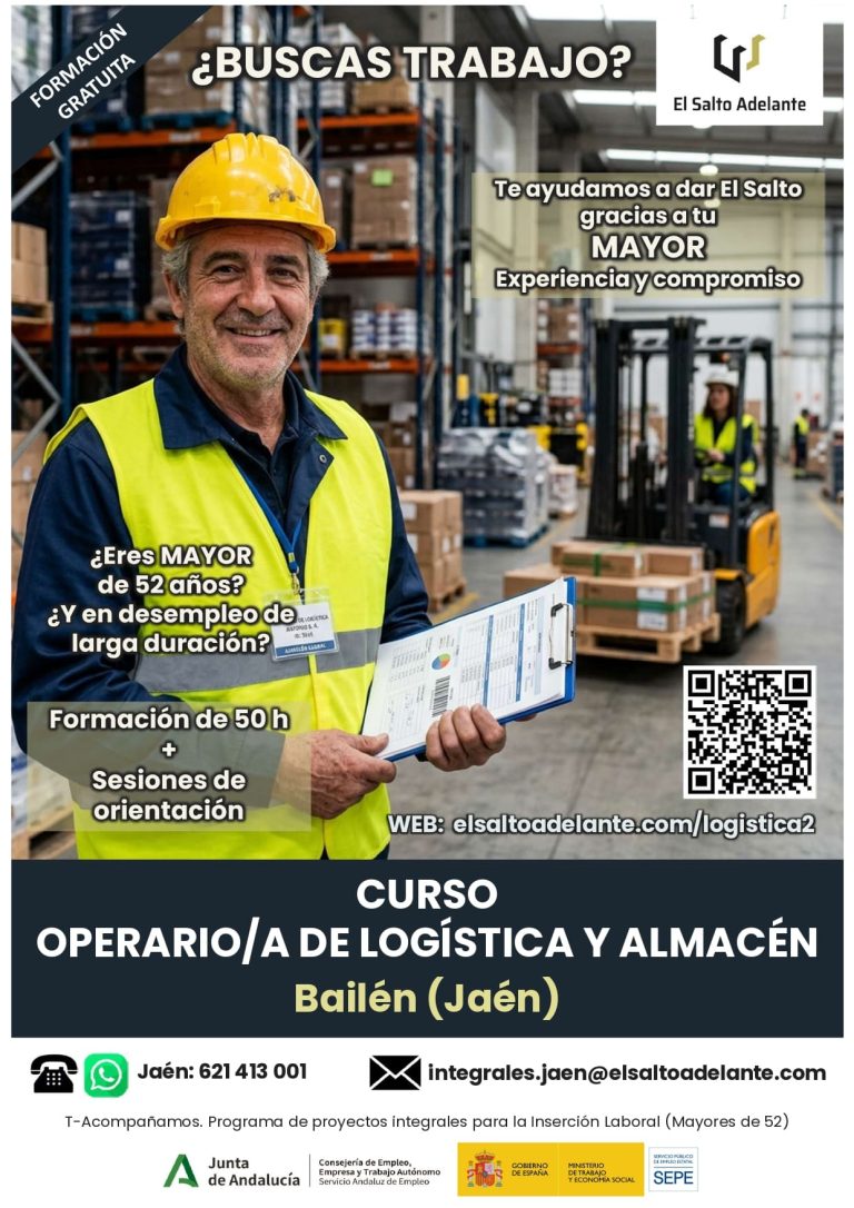 Op. Logistica y Almacén- Bailén- Mayores