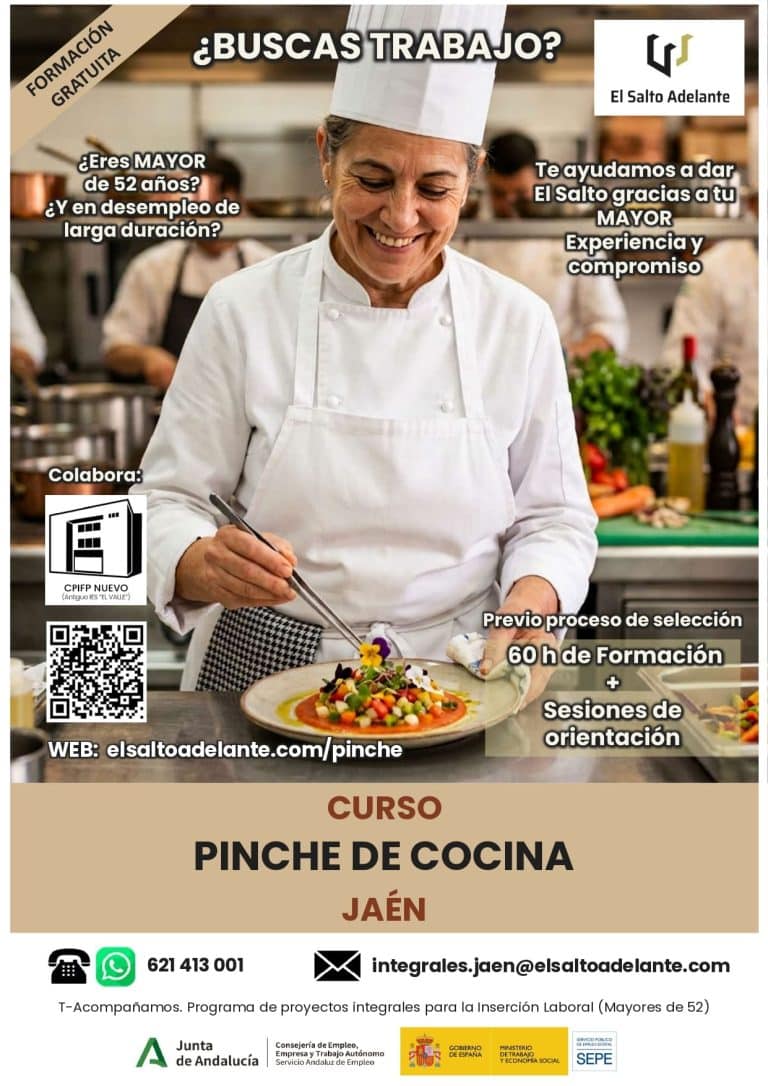Pinche de cocina - Jaén - mayores